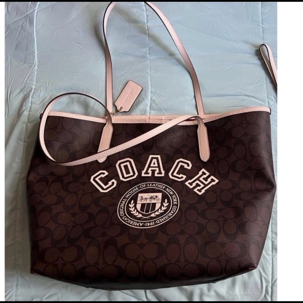 Coach Varsity Motif Tote purse